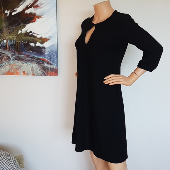 Eileen Fisher- Black Shift Dress - Picture 6 of 10